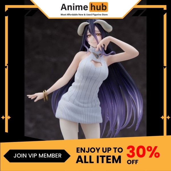 [100% Original] Taito Coreful Figure Albedo ~Knit Dress Ver. - Overlord OV00006 - Image 2