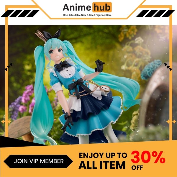 [100% Original] Taito: Vocaloid - Hatsune Miku Princess (Alice Ver.) AMP Prize Figure MK00049 - Image 3