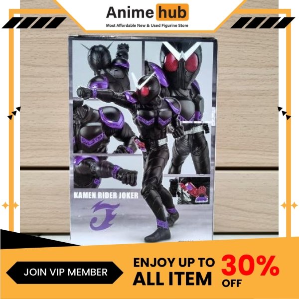 [100% Original]  Banpresto Kamen Rider W Hero's Brave Statue Figure Kamen Rider Joker KR00008N - Image 4