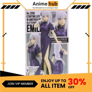 [100% Original] BANPRESTO RE-ZERO GLITTERANDGLAMOURS- EMILIA RE00133N