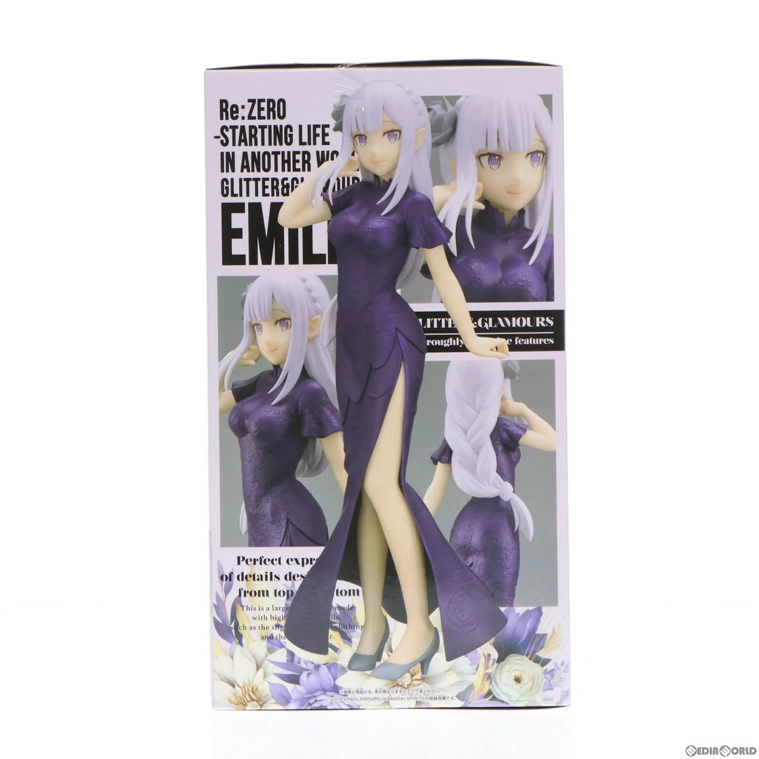 [100% Original] BANPRESTO RE-ZERO GLITTERANDGLAMOURS- EMILIA RE00133N