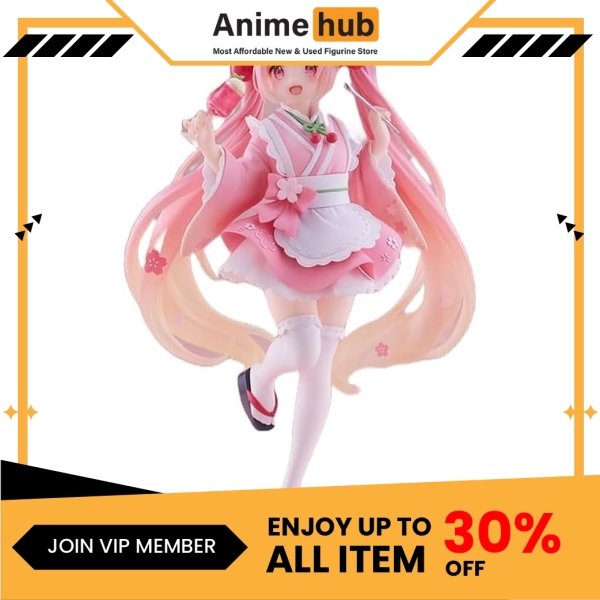 [100% Original]  Vocaloid Hatsune Miku Sakura Miku Coreful Figure MK00061 - Image 3