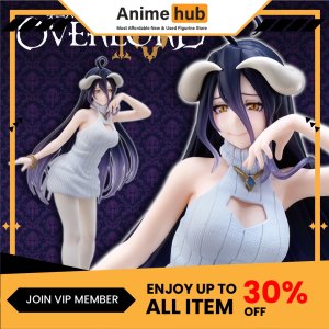 [100% Original] Taito Coreful Figure Albedo ~Knit Dress Ver. - Overlord OV00006
