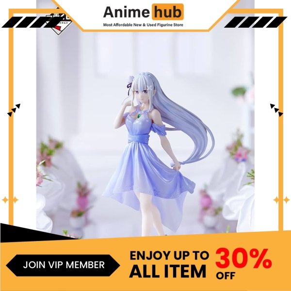 [100% Original]  Ichiban Kuji Re:Zero ~Dreaming A Story of Future (B Prize) - Emilia Figure RE00061N - Image 3