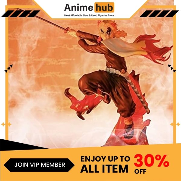 [100% Original]  Ichiban Kuji Demon Slayer Prize D Shake The Sword Burn Your Heart Kyojuro Rengoku DS00060 - Image 3