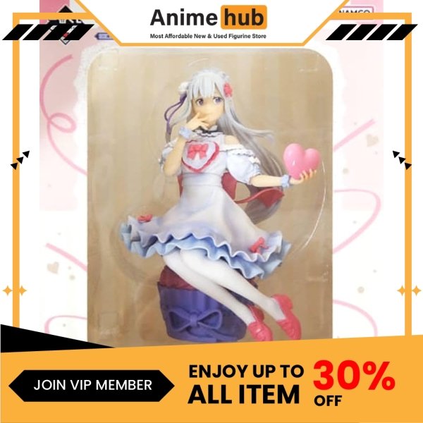 [100% Original]  Re Zero Emilia Figure Ichiban Kuji B Happy Life RE00049N - Image 2