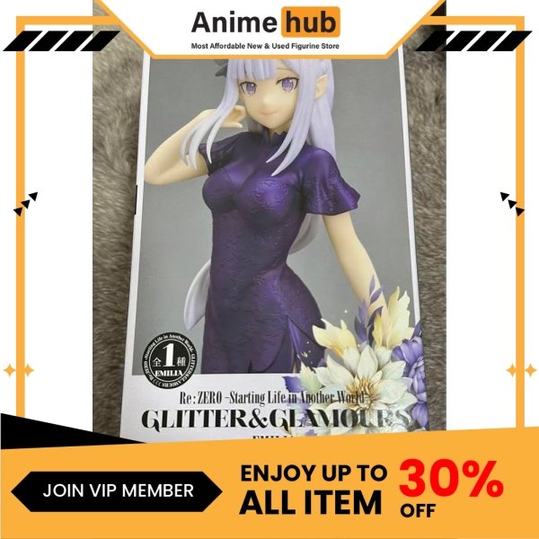 [100% Original] BANPRESTO RE-ZERO GLITTERANDGLAMOURS- EMILIA RE00133N - Image 2