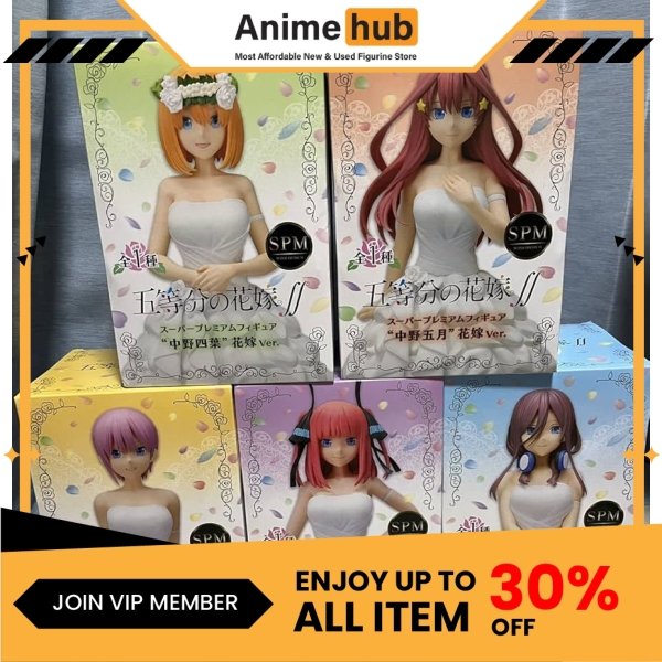 [100% Original] The Quintessential Quintuplets  (Bride Ver.) Super Premium Figure