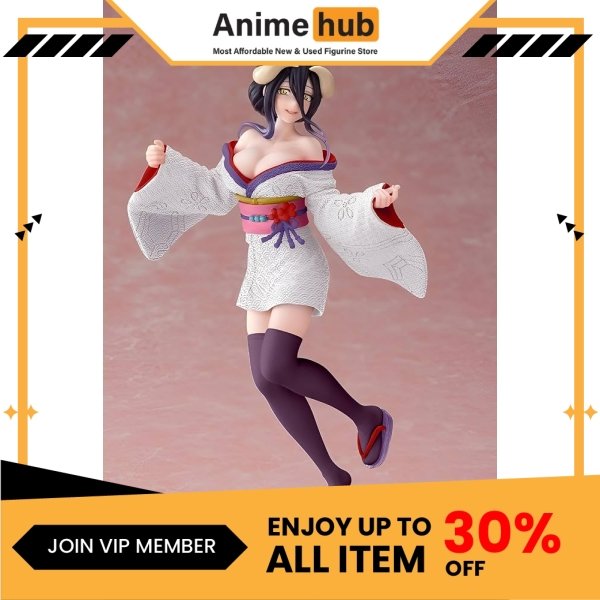 [100% Original] Overlord Albedo Sakura Kimono Ver. Coreful Figure TAITO OV00005 - Image 3