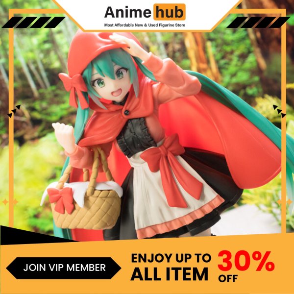 [100% Original] TAITO Hatsune Miku Wonderland Figure - Red Riding Hood MK00057 - Image 3