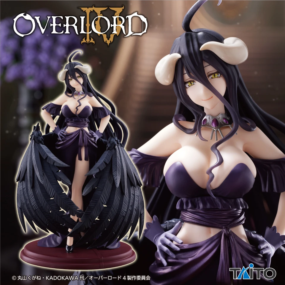 [100% Original]  Taito Overlord IV AMP+ Albedo (Black Dress Ver.) Figure OV00009