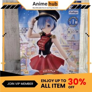 [100% Original] Re:Zero Rem & Ram Nutcracker -SSS- Anime Figures FuRyu RE00126N