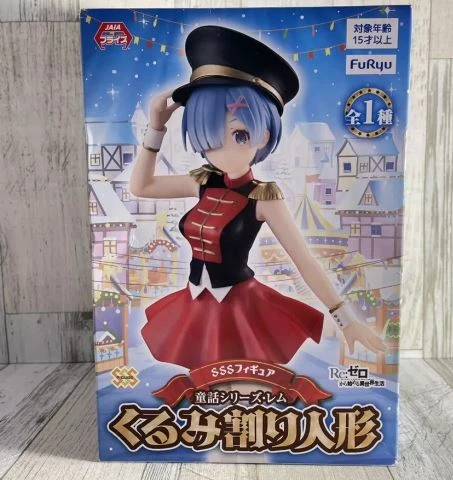 [100% Original] Re:Zero Rem & Ram Nutcracker -SSS- Anime Figures FuRyu RE00126N