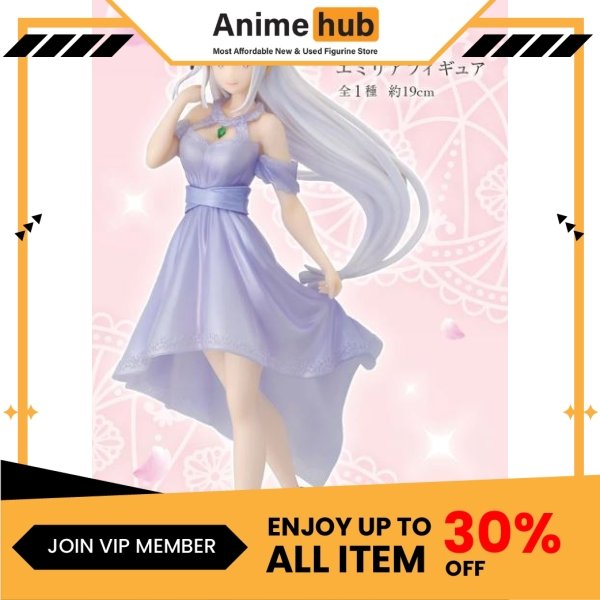 [100% Original]  Ichiban Kuji Re:Zero ~Dreaming A Story of Future (B Prize) - Emilia Figure RE00061N - Image 2