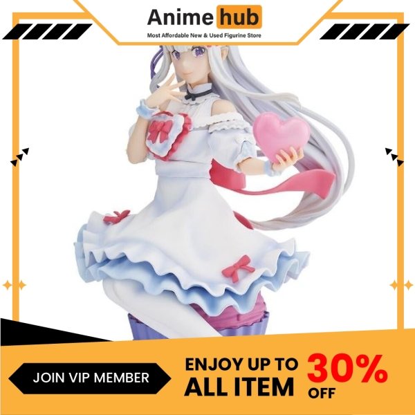 [100% Original]  Re Zero Emilia Figure Ichiban Kuji B Happy Life RE00049N - Image 4
