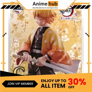 [100% Original] Ichiban Kuji Demon Slayer -Become A Stonger Blade- C Prize Zenitsu Agatsuma Figure DS00086