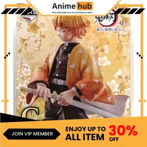 [100% Original] Ichiban Kuji Demon Slayer -Become A Stonger Blade- C Prize Zenitsu Agatsuma Figure DS00086