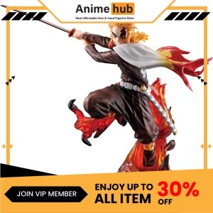 [100% Original]  Ichiban Kuji Demon Slayer Prize D Shake The Sword Burn Your Heart Kyojuro Rengoku DS00060