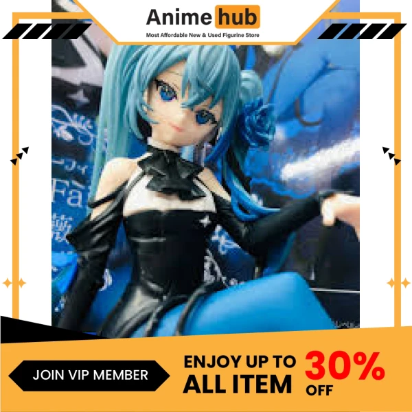 [100% Original] Furyu - Noodle Stopper Flower Fairy Blue Rose ver. Hatsune Miku MK00058 - Image 4