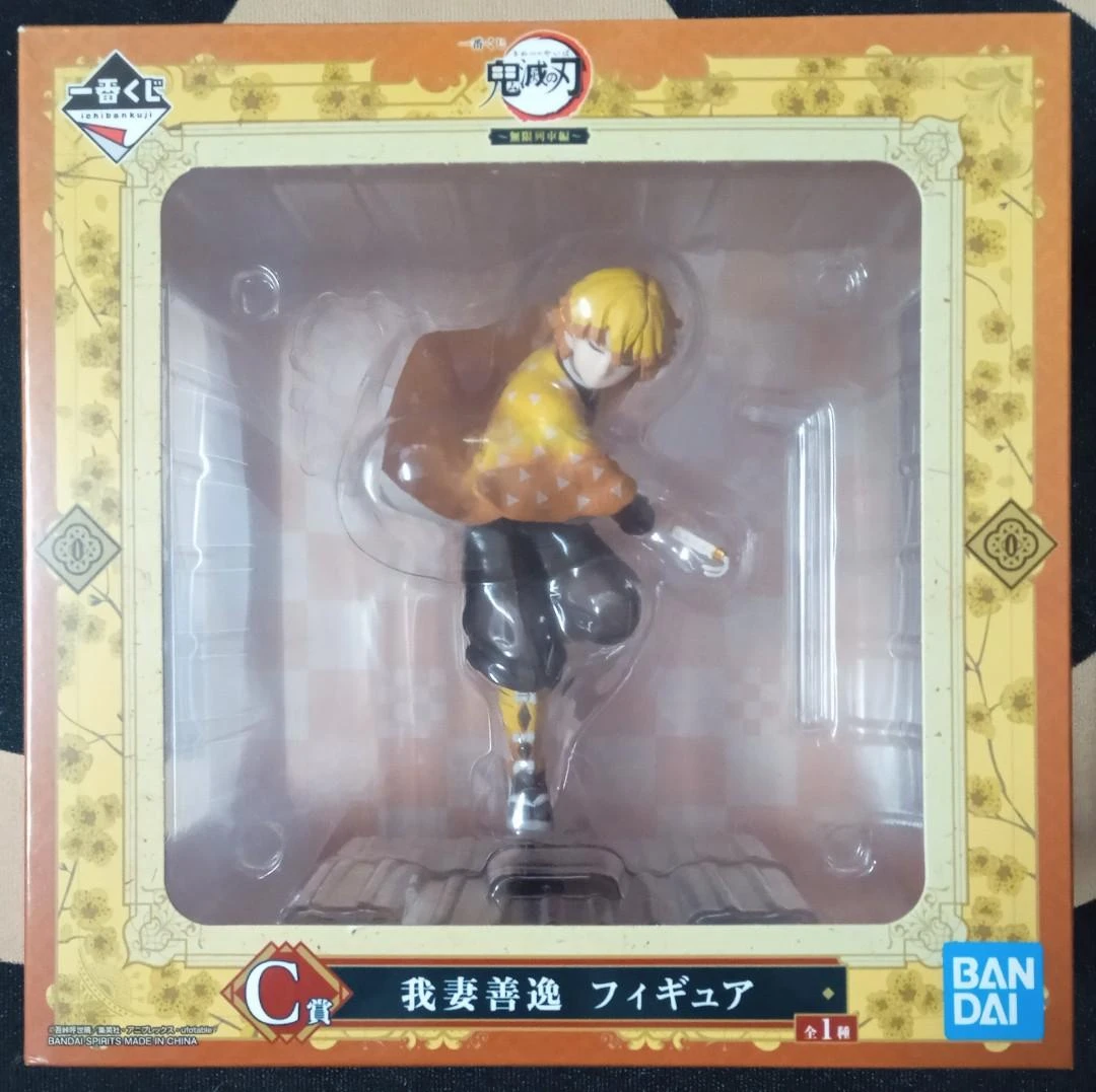 [100% Original] Ichiban Kuji Demon Slayer ~Mugen Train Edition~ C Prize Zenitsu Wagatsuma Figure DS00036
