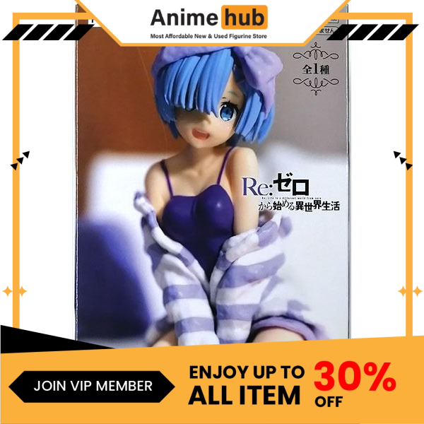 [100% Original] FURYU NOODLE STOPPER FIGURE REM ROOM WEAR PURPLE COLOR VER RE00106N - Image 4