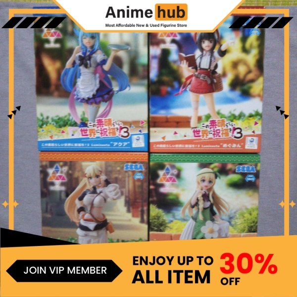 [100% Original]  Sega Luminasta Figure KONOSUBA -God's blessing on this wonderful world! - aqua OT00079