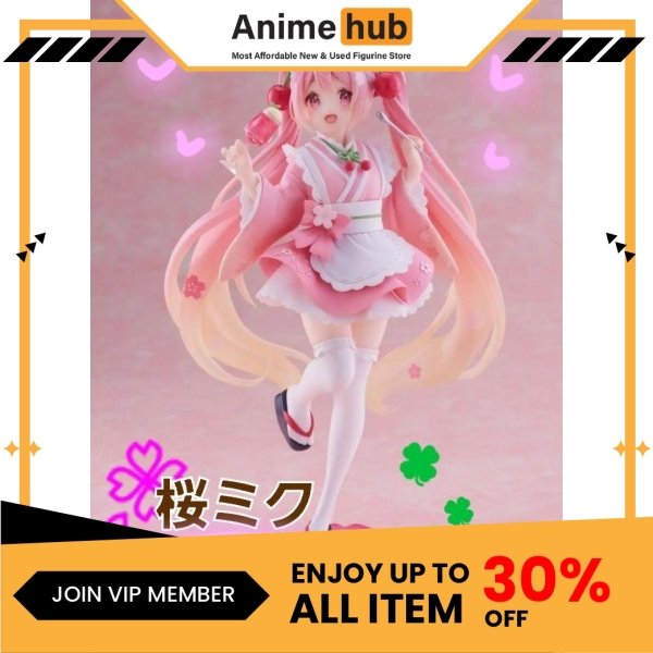 [100% Original]  Vocaloid Hatsune Miku Sakura Miku Coreful Figure MK00061 - Image 2