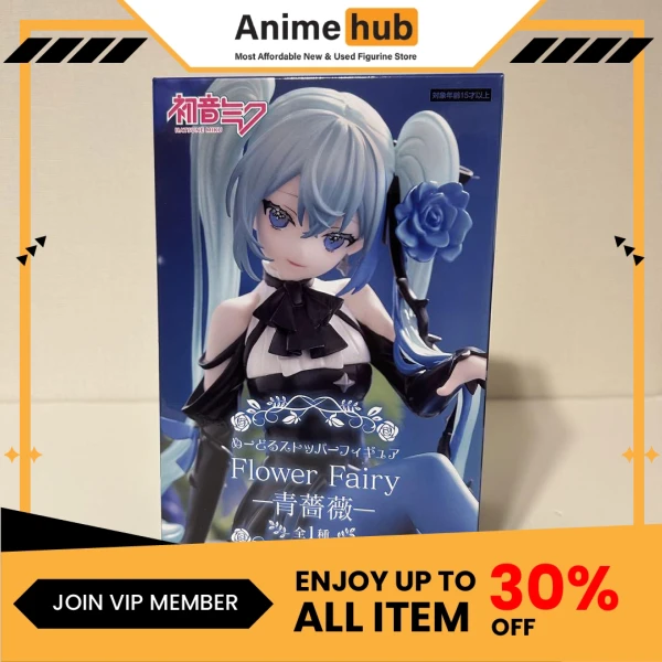 [100% Original] Furyu - Noodle Stopper Flower Fairy Blue Rose ver. Hatsune Miku MK00058