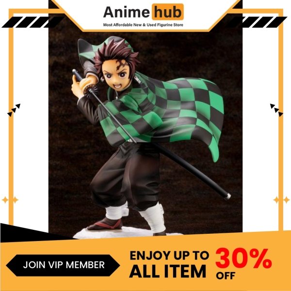 [100% Original]  KOTOBUKIYA ARTFX J Kimetsu no Yaiba Kamado Tanjiro with bonus face 1/8 DS00142 - Image 6