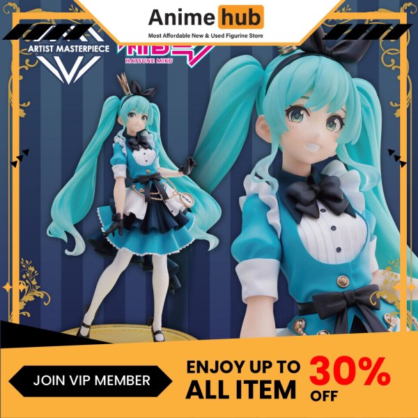 [100% Original] Taito: Vocaloid - Hatsune Miku Princess (Alice Ver.) AMP Prize Figure MK00049 - Image 2