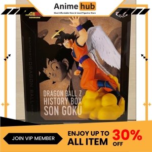 [100% Original] Dragon Ball Z History Box Son Goku Angel Version Prize Figure Bandai DB00009