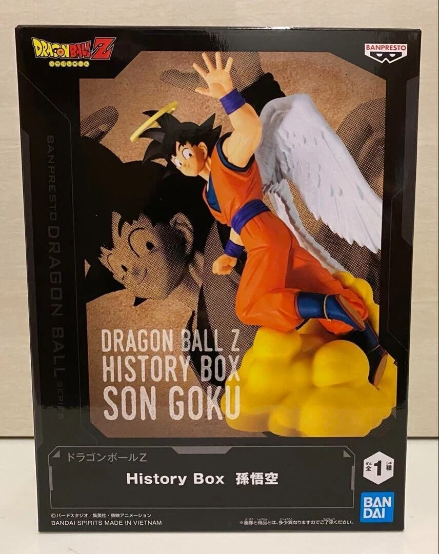 [100% Original] Dragon Ball Z History Box Son Goku Angel Version Prize Figure Bandai DB00009