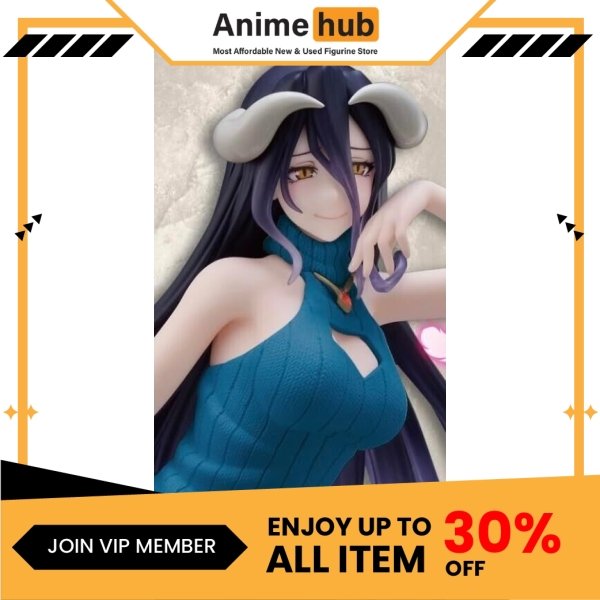 [100% Original] Overlord IV Albedo Knit Dress Renewal Ver. Coreful Taito Figure OV00001 - Image 2