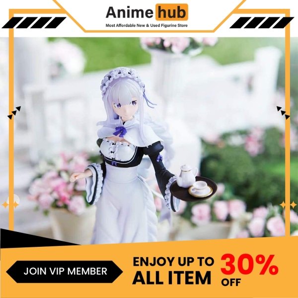 [100% Original] Ichiban Kuji Re: Zero -Rejoice, Flowers in Your Hands- B Prize Emilia Figure RE00091N - Image 4