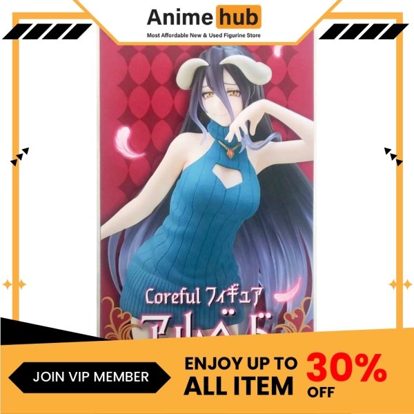 [100% Original] Overlord IV Albedo Knit Dress Renewal Ver. Coreful Taito Figure OV00001 - Image 3